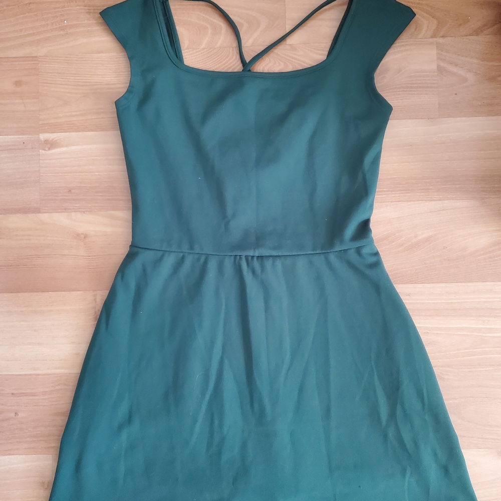 Wild Fable Forest Green Mini Dress